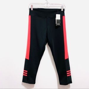 🆕 Adidas Women’s Climalite Black Capri Leggings